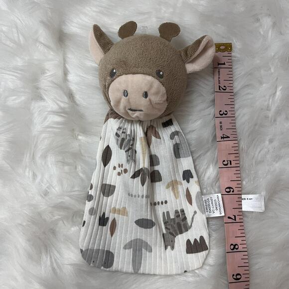 Dreamgro Dream Gro Giraffe Security Blanket Soft Plush Lovey Safari Print 9” HTF - Picture 4 of 6